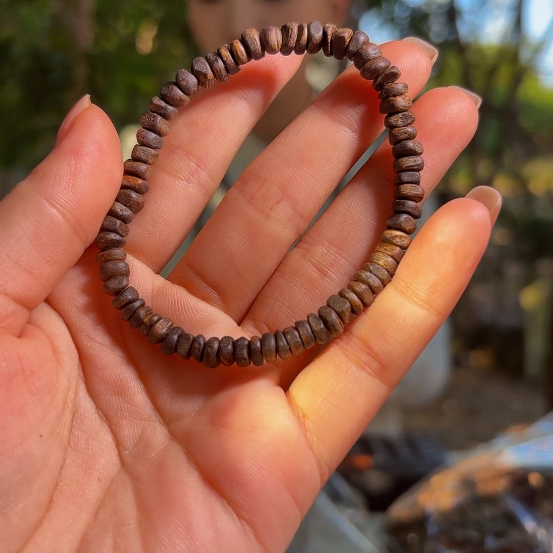 沉香手串奇楠沉香沉水牛肉干4克➕