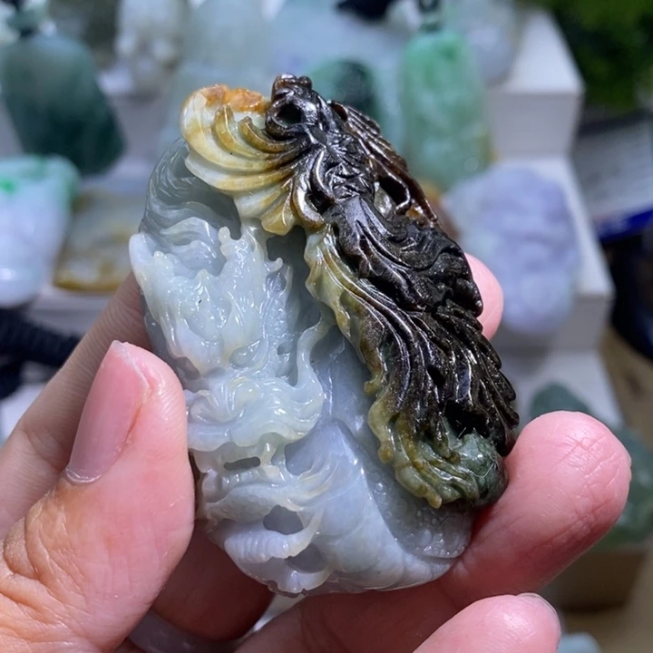 【闪购商品】颈饰未镶嵌翡翠龙凤
