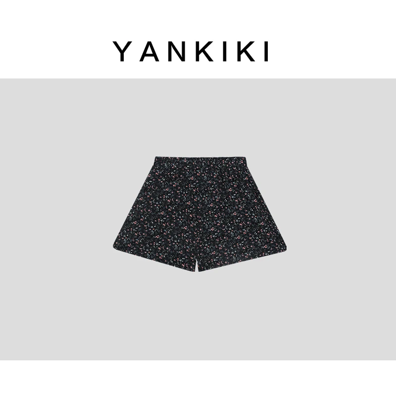碎花短裤  YANKIKI 2025夏季款NEW
