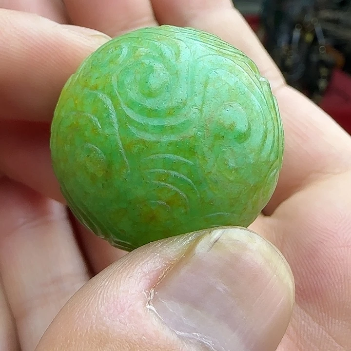 白玉菩提吊坠吉**杨精品