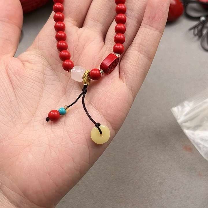 扬州漆器砂。单圈手链