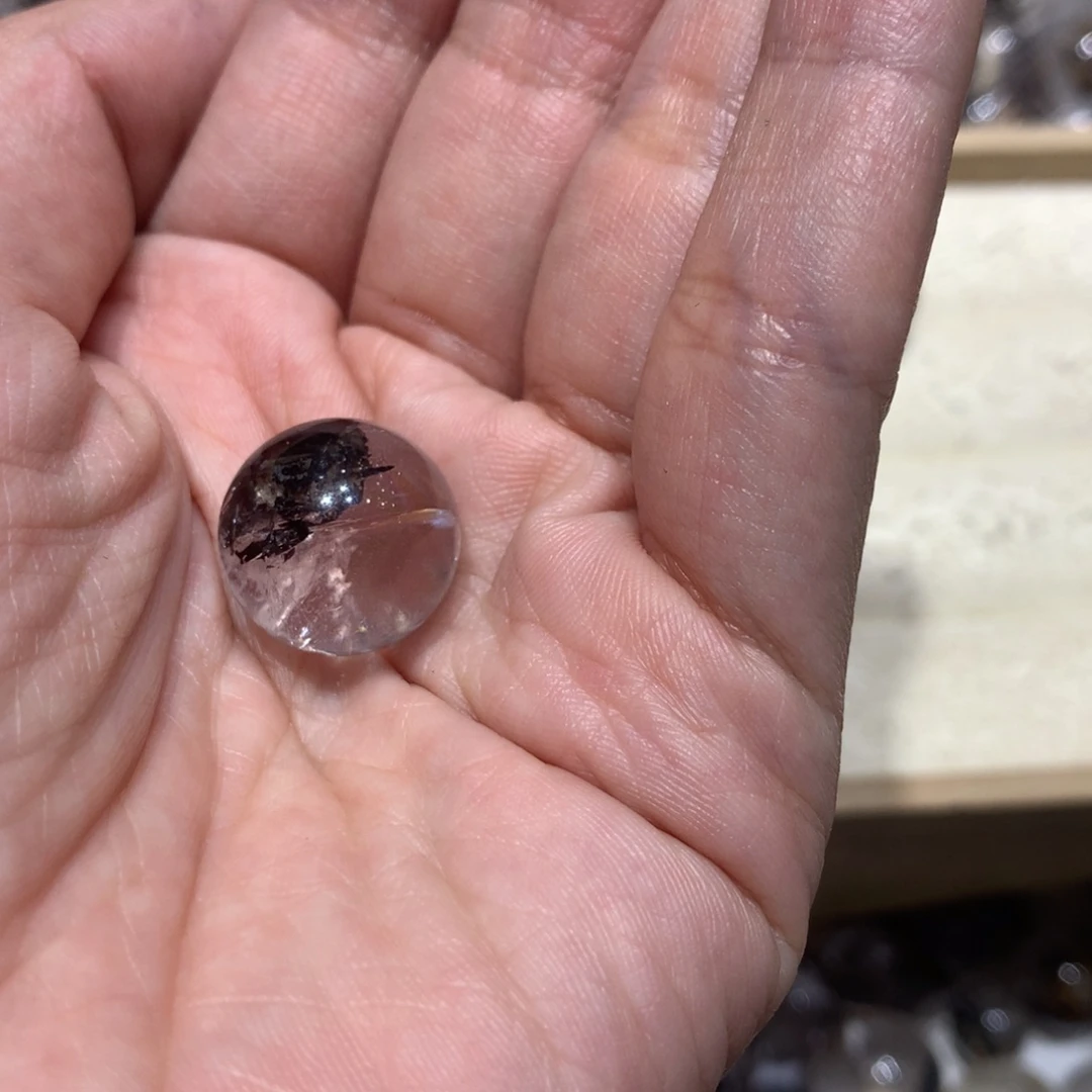 水晶珠宝半成品未镶嵌辣****辣打孔不退不换