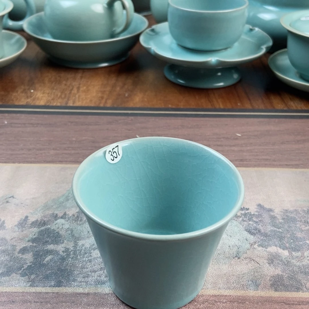 摆件原产地原矿汝瓷～茶器