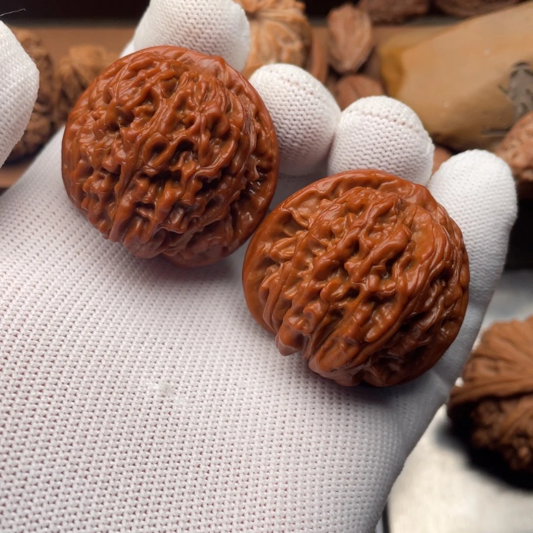 文玩核桃吊坠四座楼