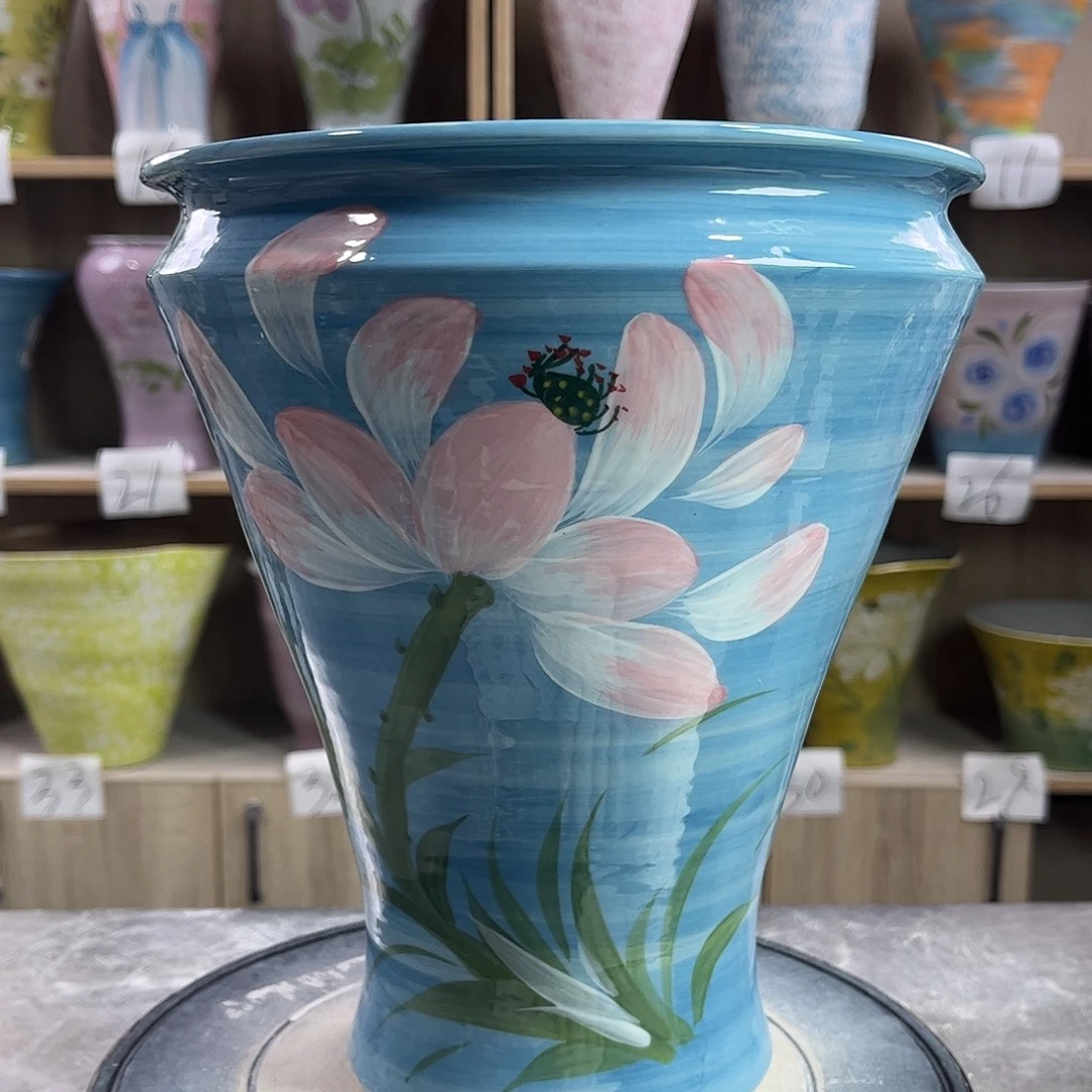 景德镇陶瓷花盆花盆