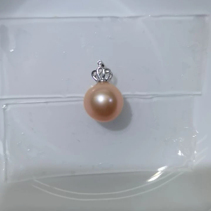 颈饰银S925镶嵌淡水珍珠