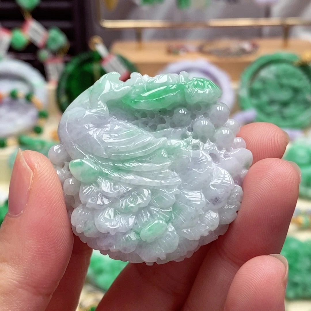 颈饰未镶嵌翡翠翡翠吊坠