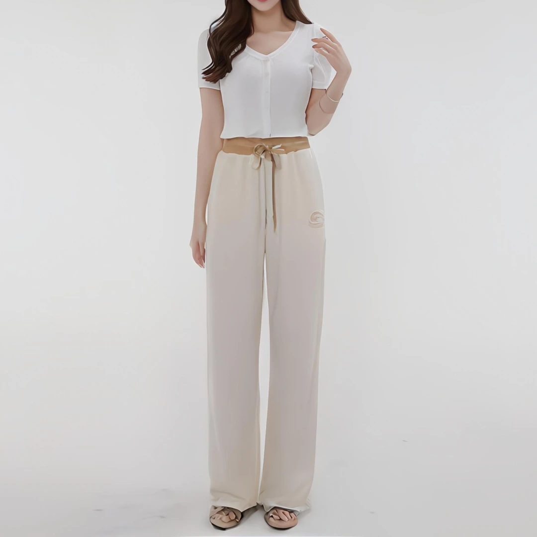 1059大嘴猴【女针织长裤扣号链接】断码听主播报号去指定链接拍衣服