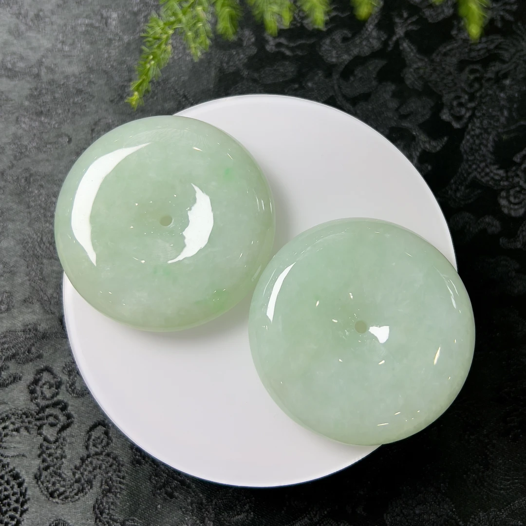 【芬姐珠宝】 K849-1328 平安扣吊坠 天然缅甸A货翡翠多样性发一件