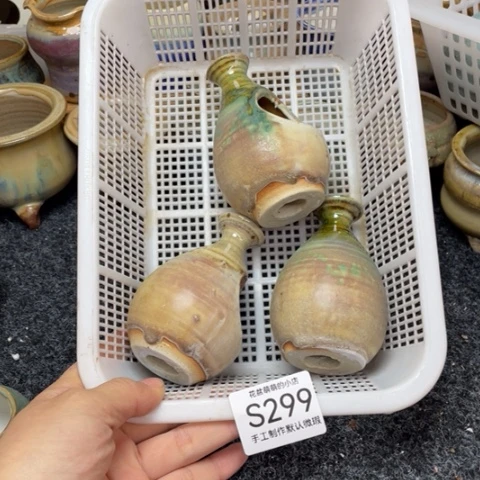 紫砂花盆微瑕299口径3.5左右