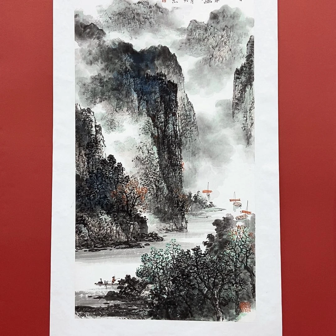 国画吕元忠三尺精品佳作