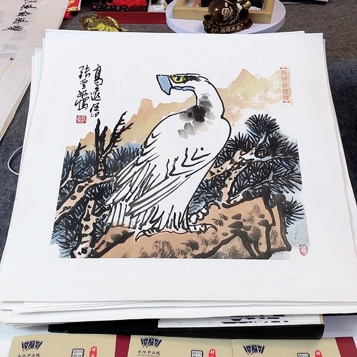 国画张圣敏先生纯手绘作品