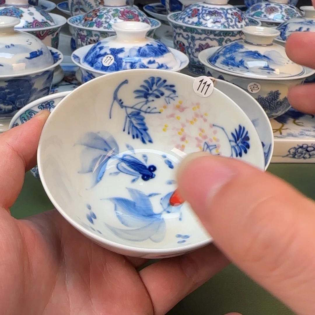 景德镇手工手绘茶具111