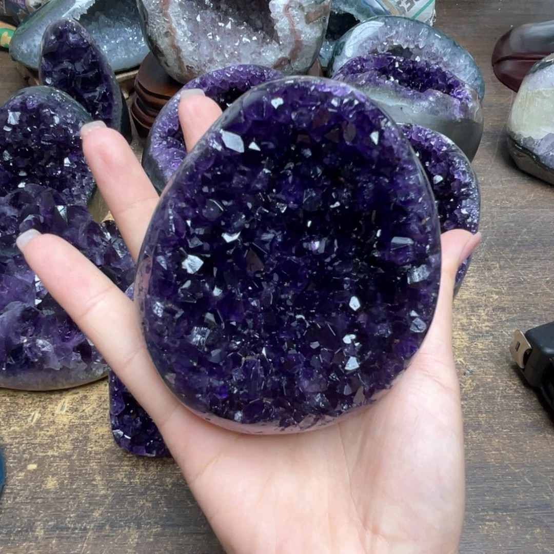 未镶嵌紫晶大型摆件（非配饰）叮**当