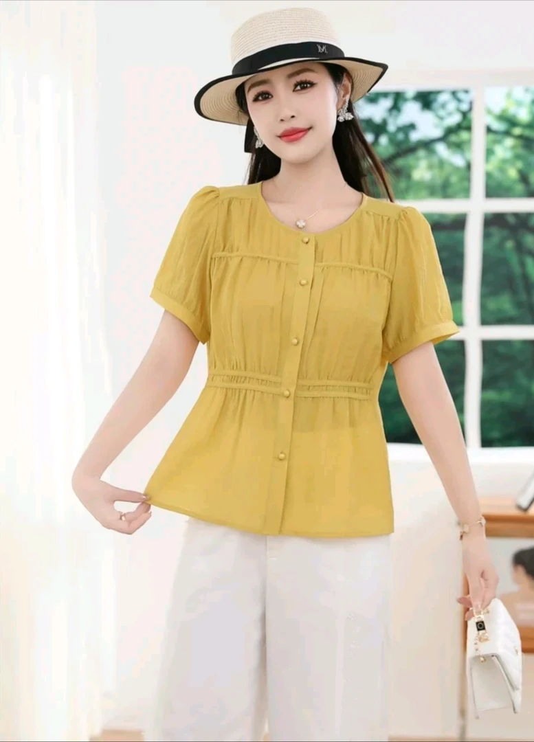 精选时尚百搭潮流减龄显瘦亮肤款衬衣小衫