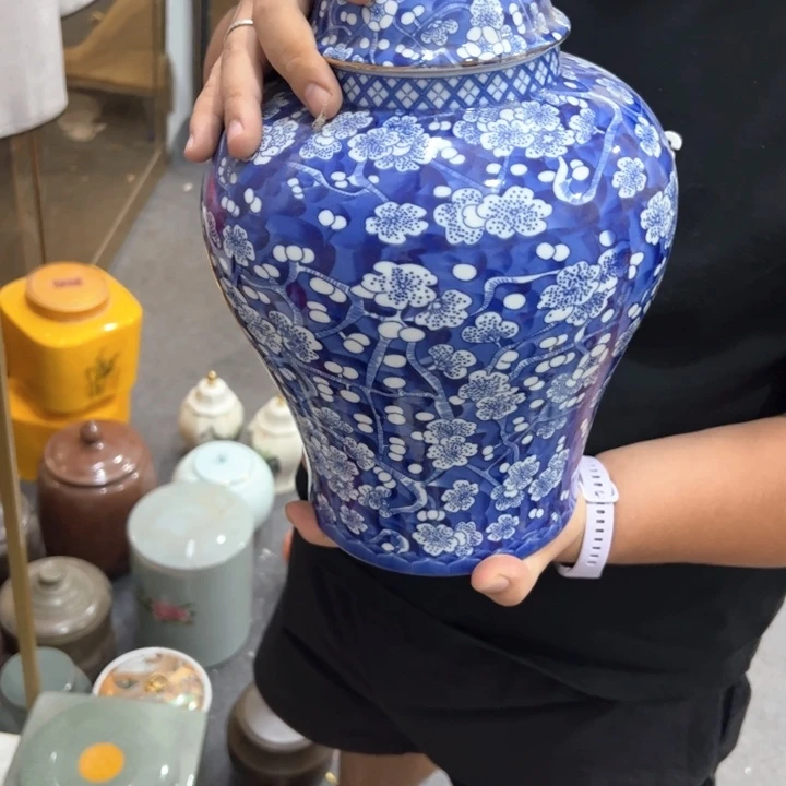 瑕疵福利品陶瓷茶叶罐介意勿拍