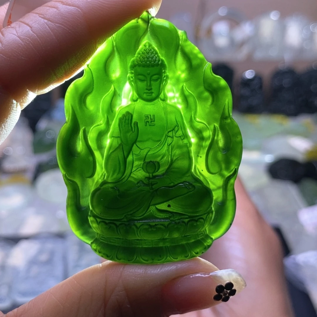 一****蛇纹石玉未镶嵌颈饰