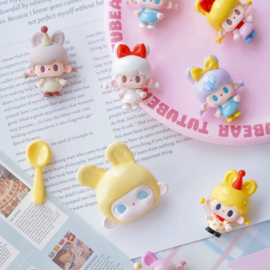 TUTUBEAR兔兔与熊童心游乐园萌粒盲盒 可爱钥匙扣