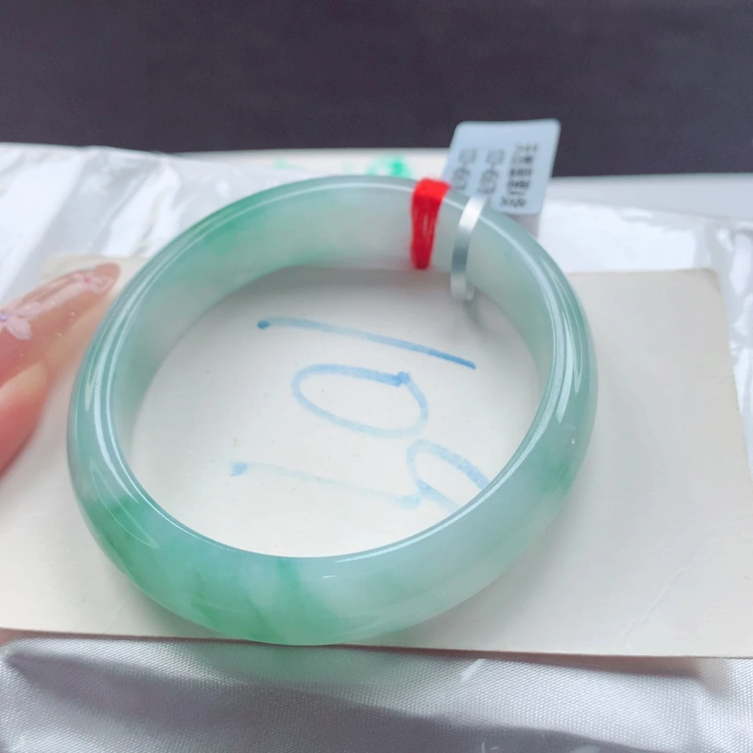 翡翠手镯未镶嵌天然缅甸翡翠A货手镯 09号贵妃