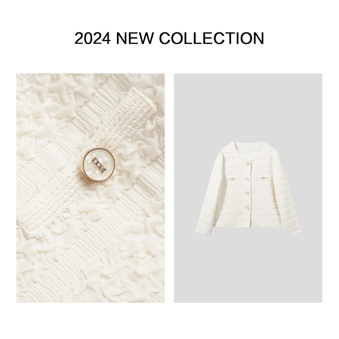 【小依专享】W1F17012B 秋季女装优雅针织开衫外套-7012