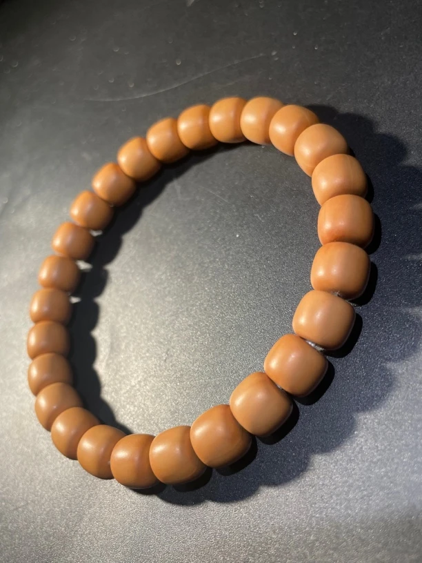 猴头精雕道珠手串，尺寸9.5MM左右