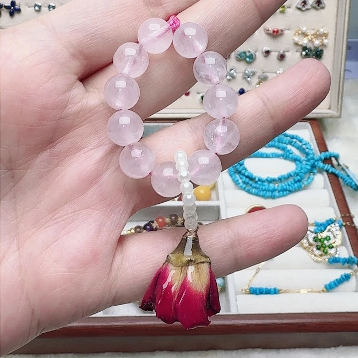 水晶手链未镶嵌吊坠