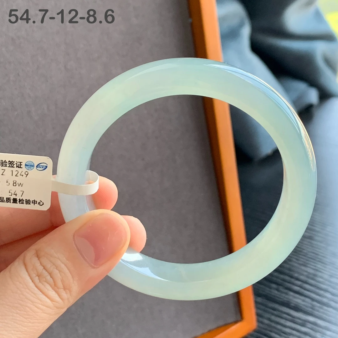 冰胶晴水正圈翡翠手镯Z1249