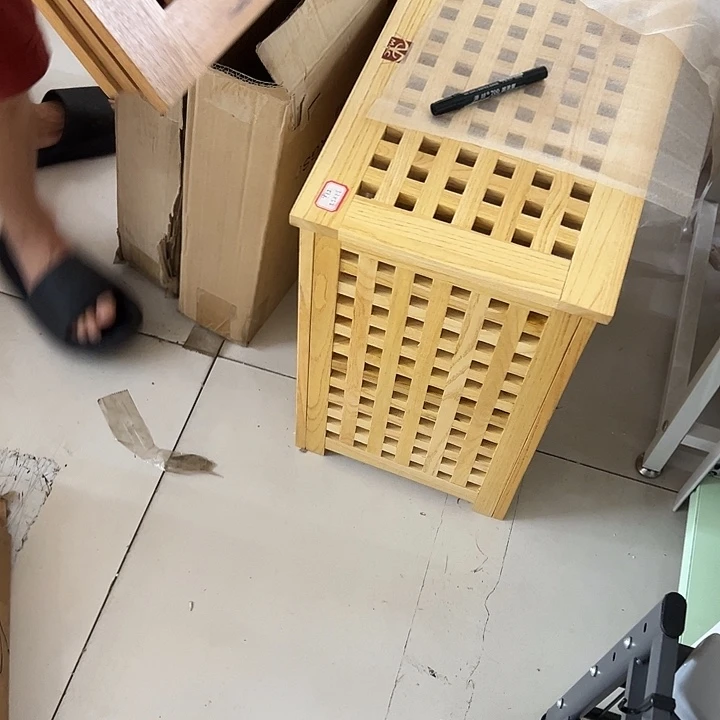 t***软碳钢深色方形脏衣篓瑕疵不退不换