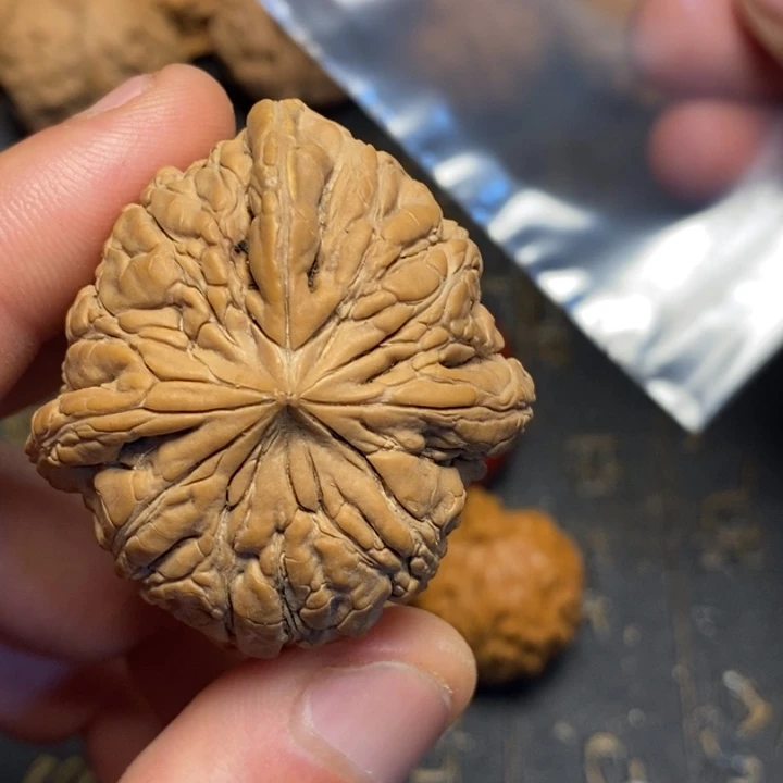 文玩核桃吊坠天**顺文玩核桃异形单只