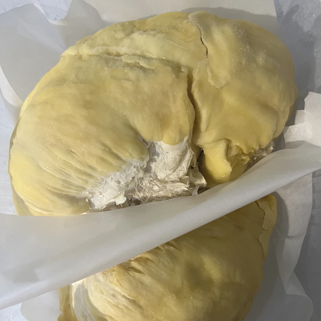 泰国金枕A果新鲜榴莲干包黄肉核小（冰冻果肉）500克金枕泰国