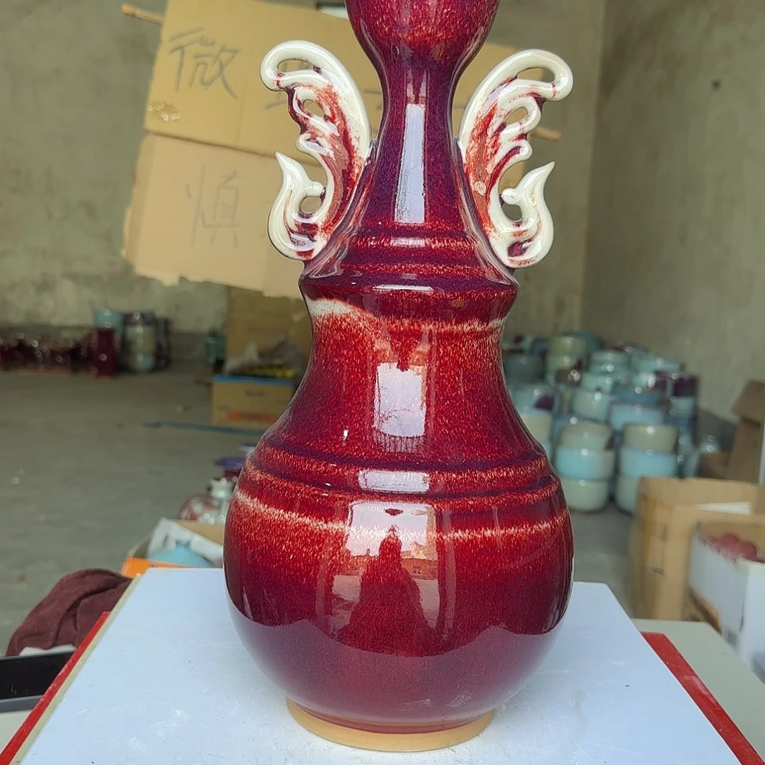 陶摆件郑家钧瓷摆件微瑕