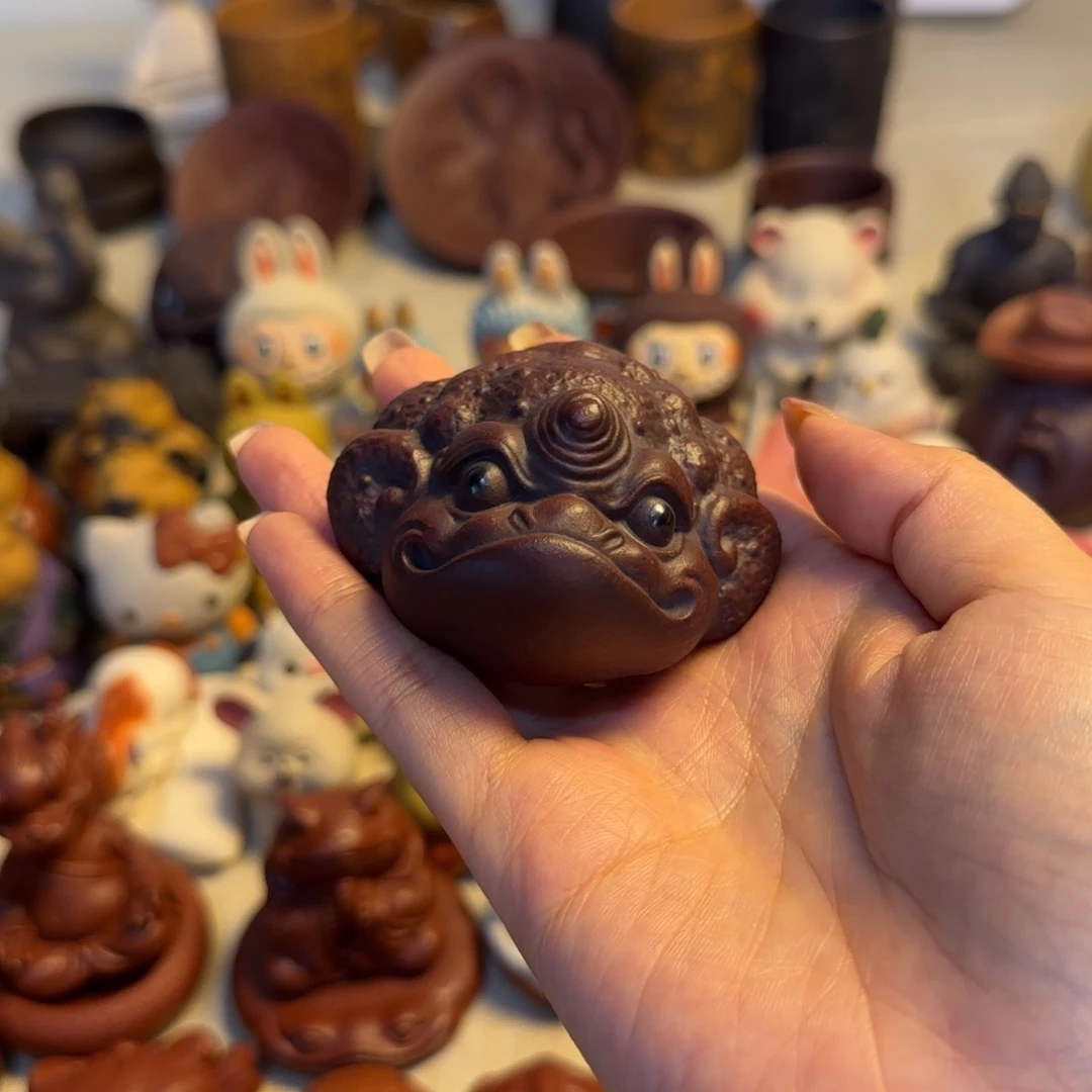 用***y紫砂茶宠紫砂制作工艺流程