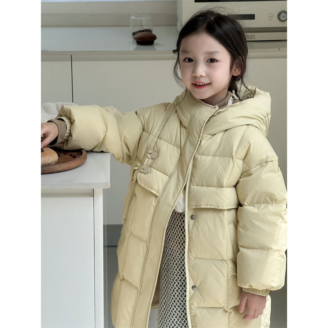 FZ·25冬~女童新款羽绒服7551（奶油绿）