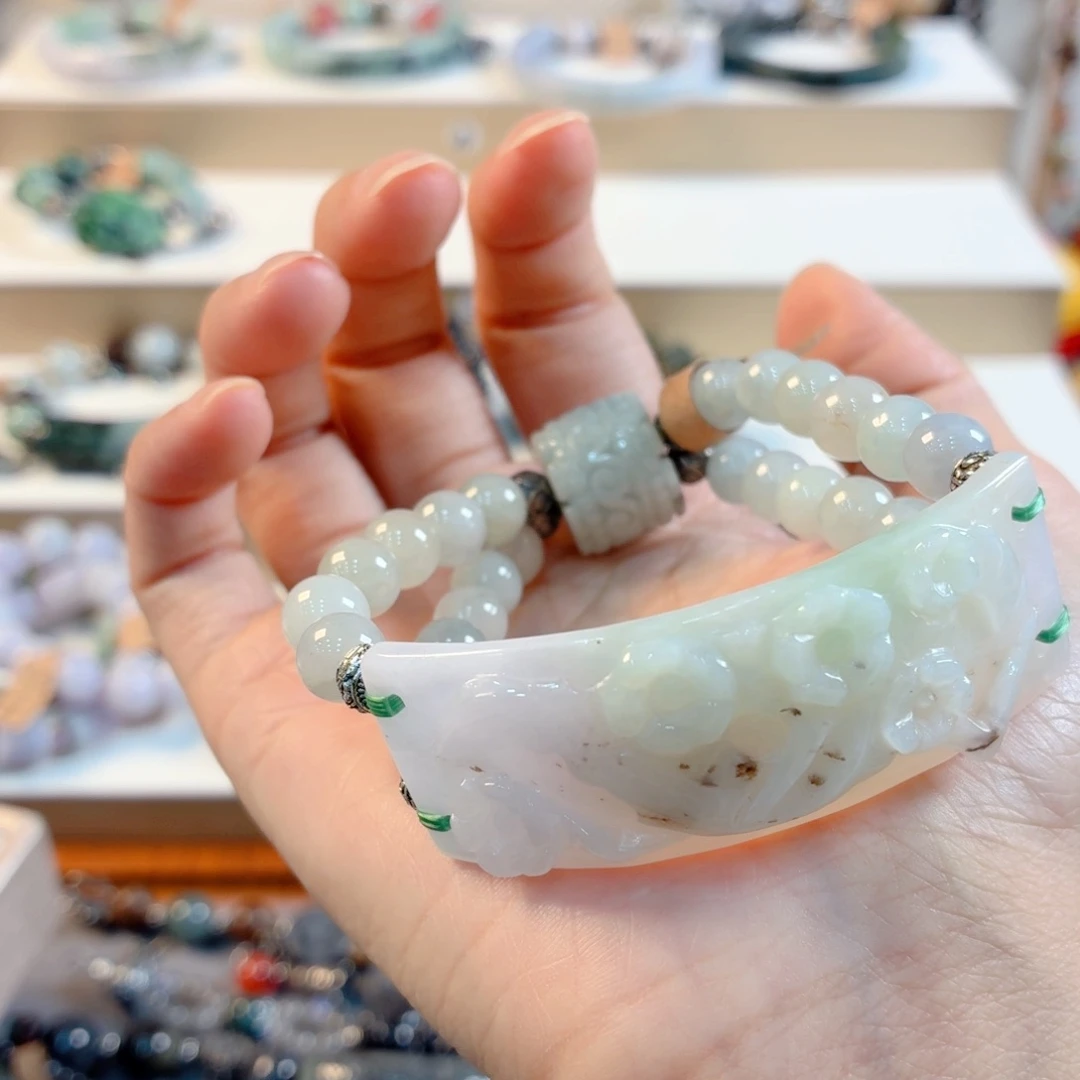 再***等未镶嵌手链翡翠手串