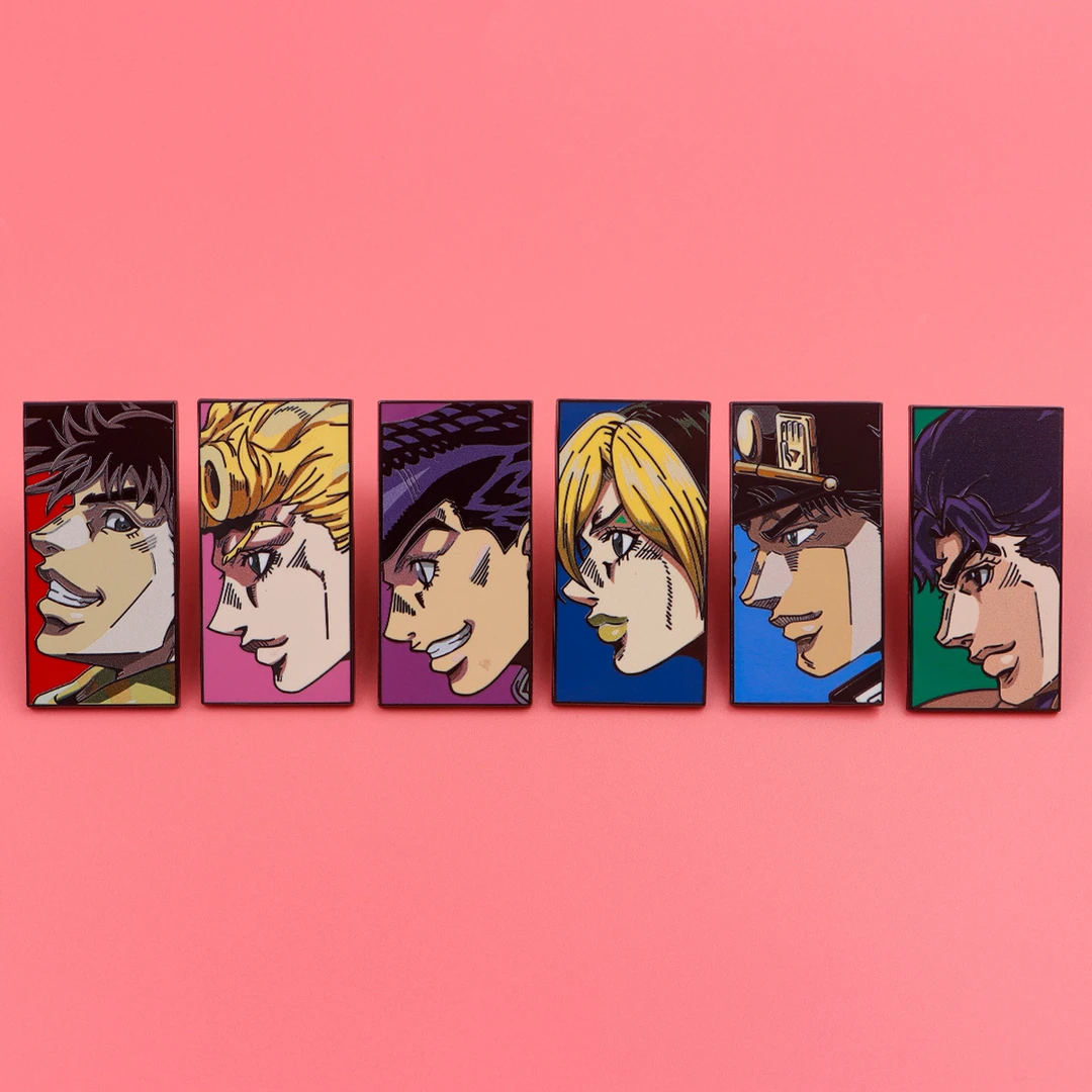 套装-JOJO二次元动漫珐琅徽章