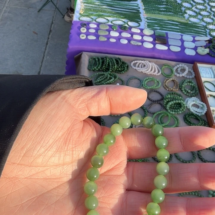 和田玉未镶嵌手链