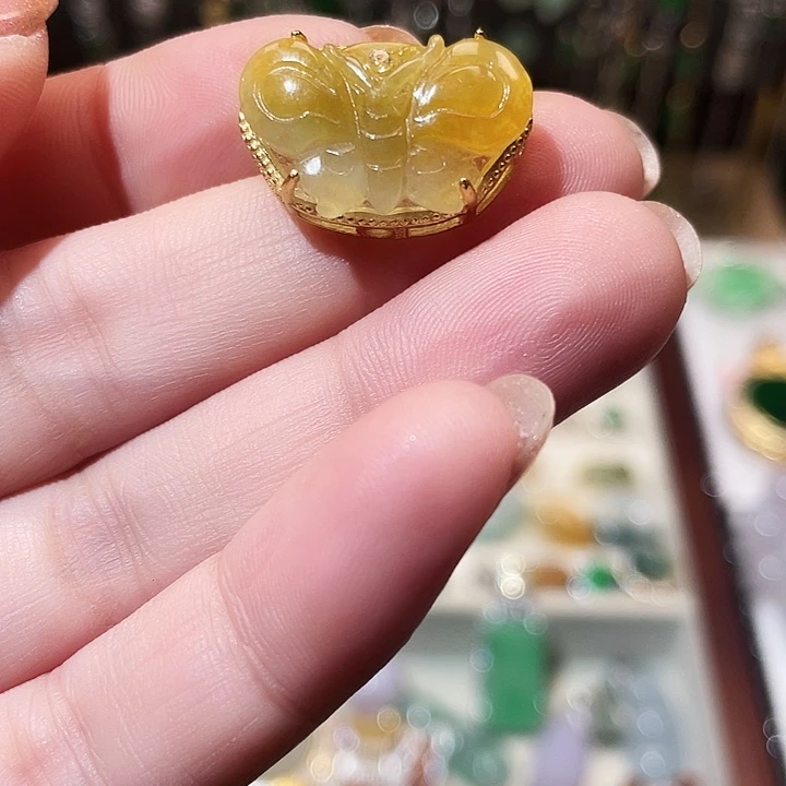 翡翠银S925镶嵌颈饰