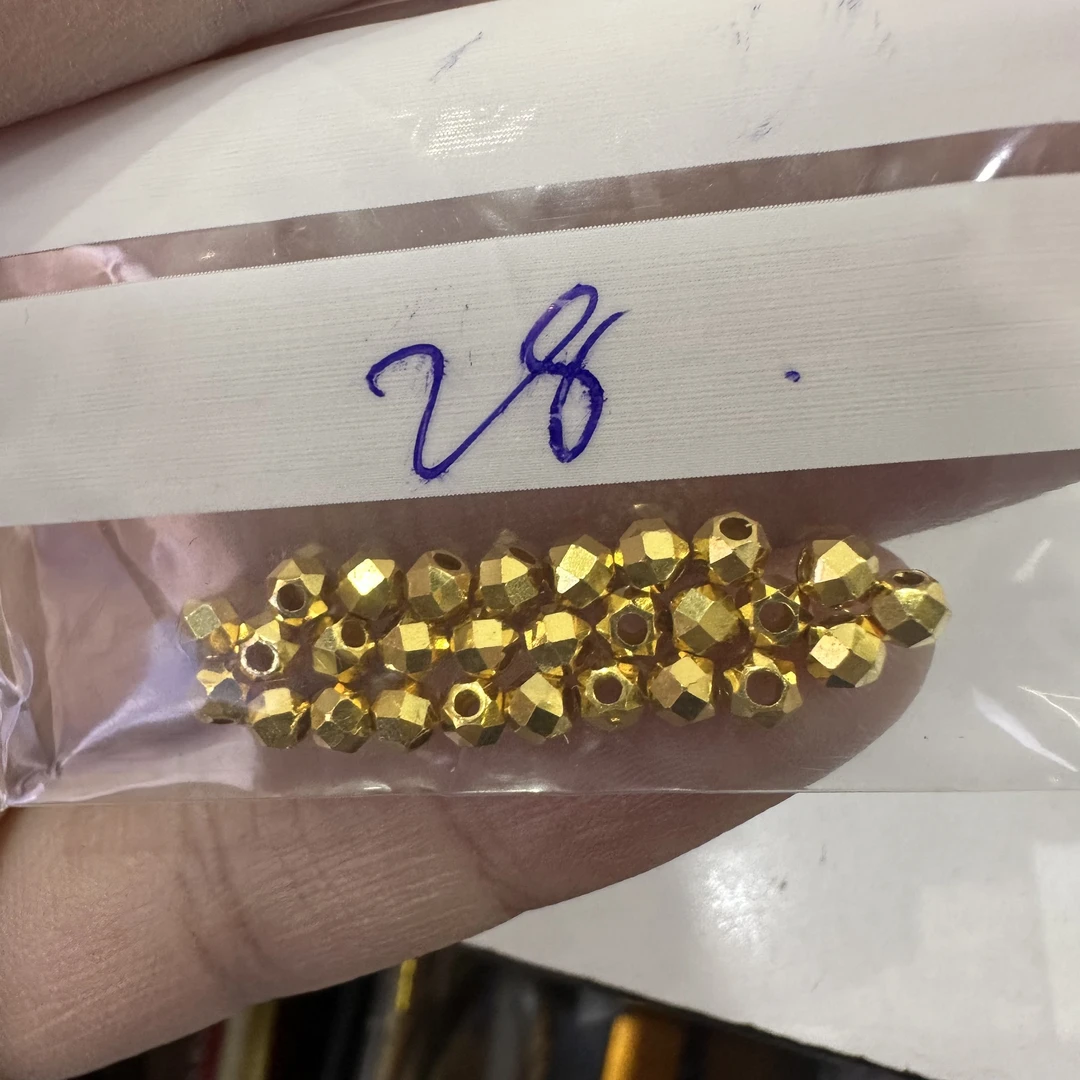 足金999 卡3蹦迪珠 2.828