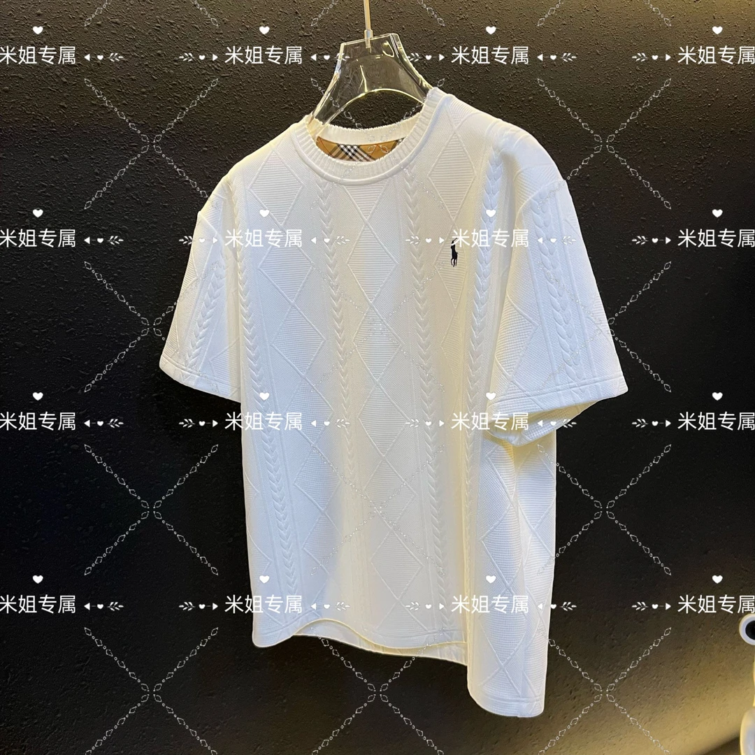 【Umi】新款设计师休闲男女同款时尚圆领短袖薄款T恤TZ8507-1