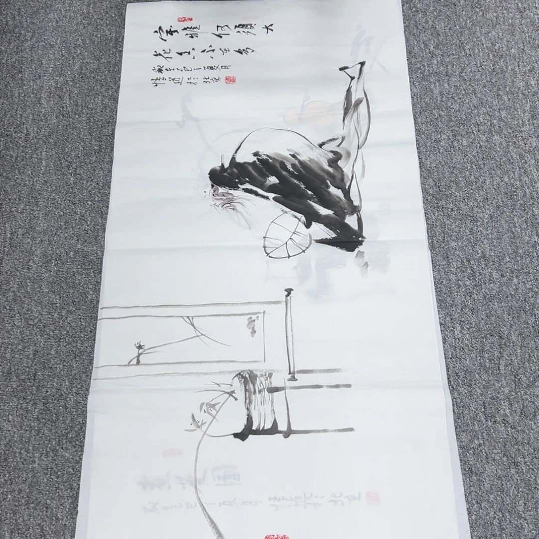 国画纯手绘字画宣纸