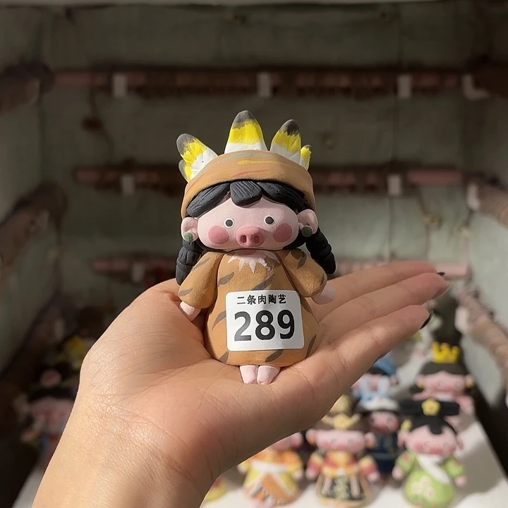 当***梨摆件景德镇手作摆件猪猪猪