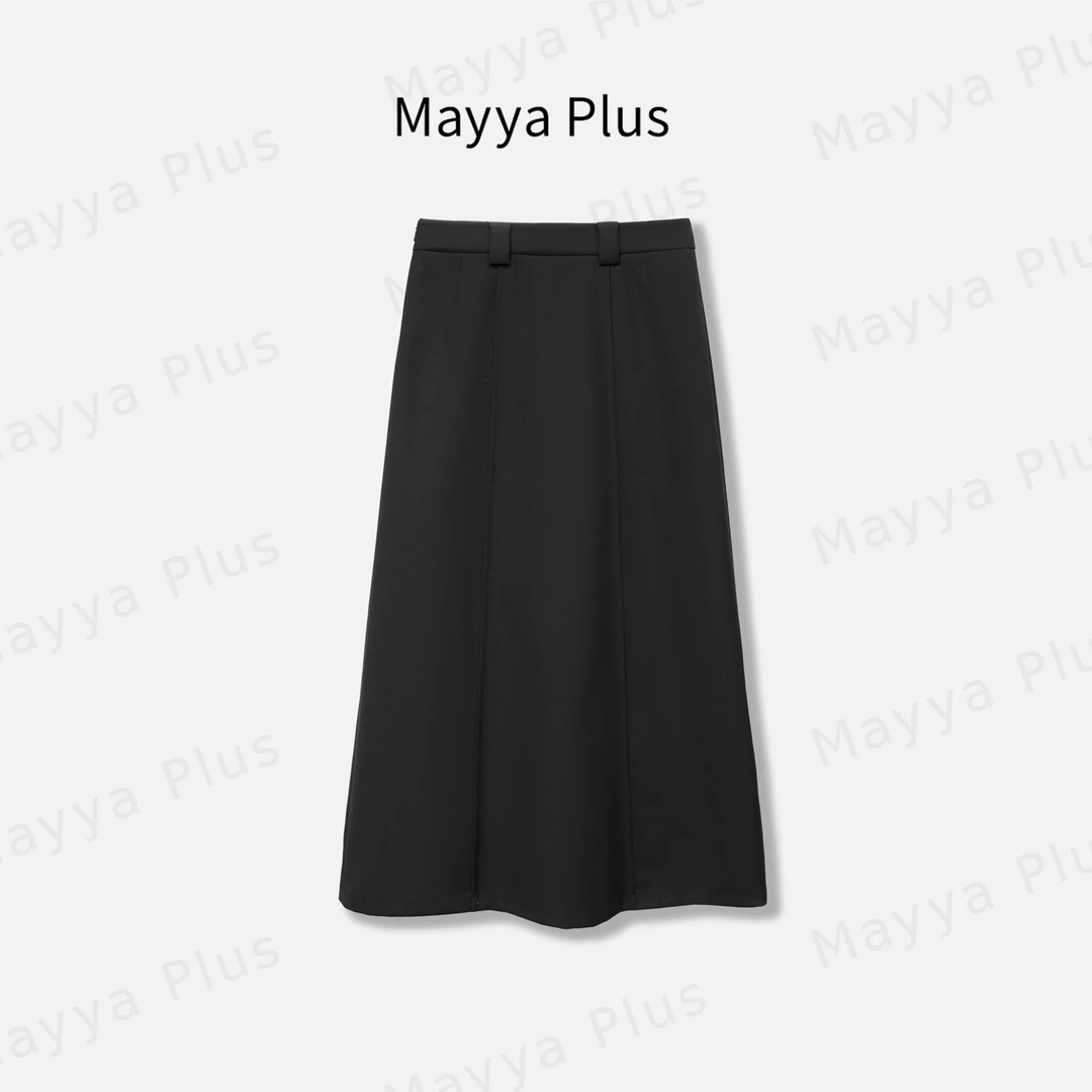 【鱼骨裙】Mayya Plus麦芽定制极简半身裙高腰显瘦休闲裙子32516168
