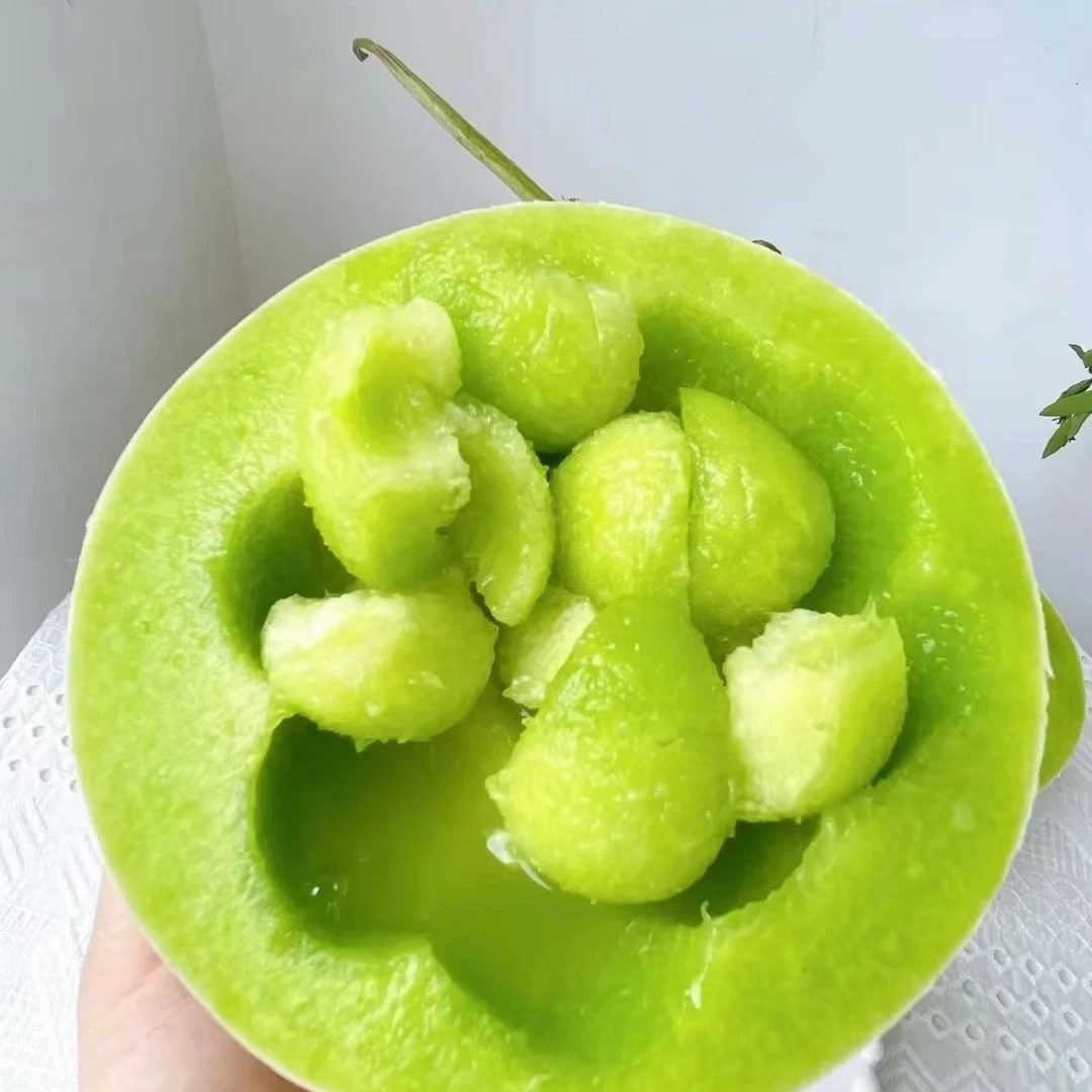 翡翠蜜玉菇瓜，软糯蜜甜多汁！一箱4粒拍