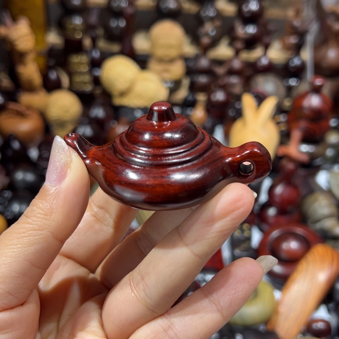 香榧木东非紫檀把把壶