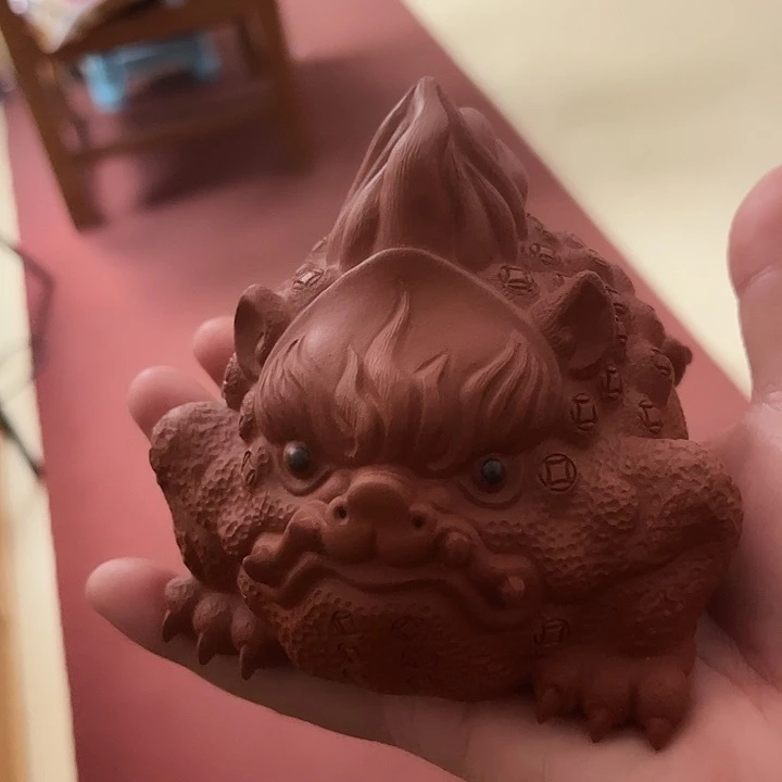 茶宠紫砂紫砂金蟾