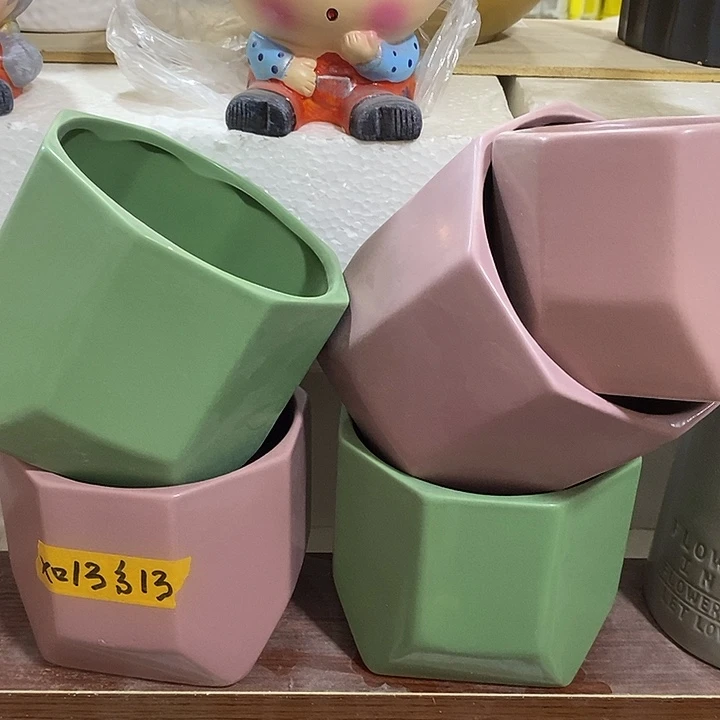 陶盆有孔 瑕疵针孔漏釉介意勿拍外口 13外高13