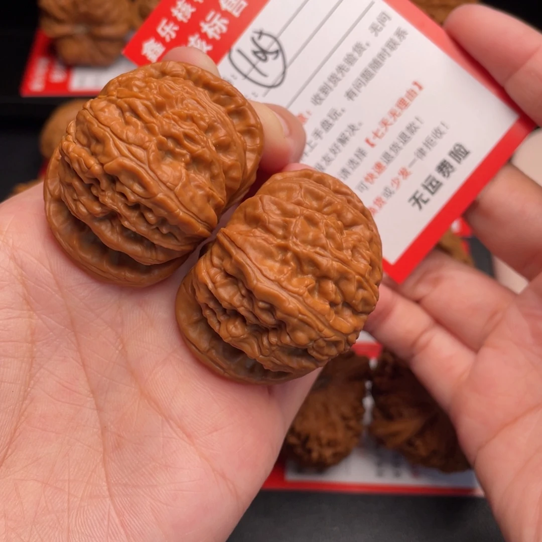 把件文玩核桃白狮子45