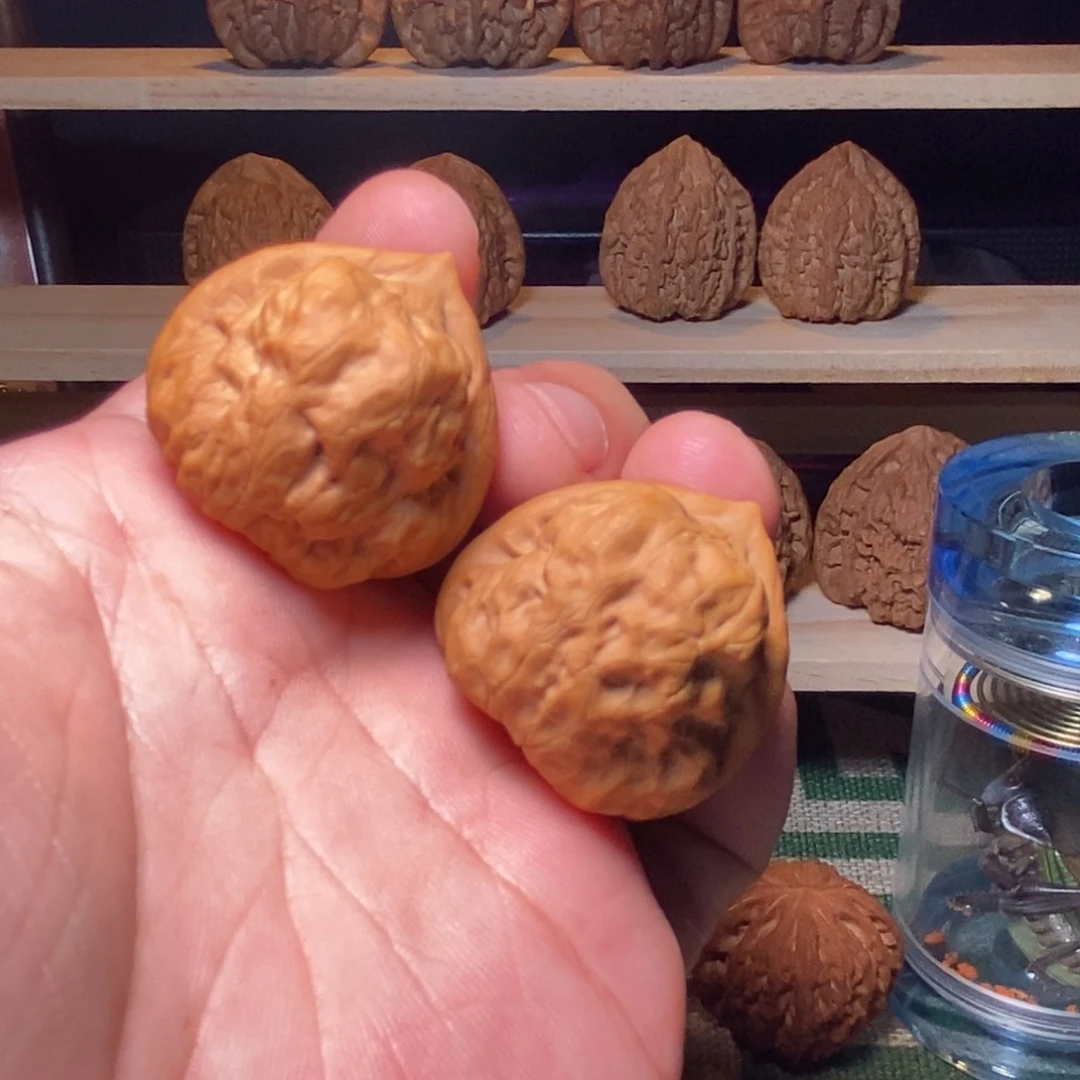 把件文玩核桃34尺古蟾