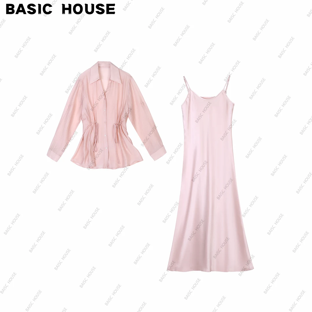 Basic House/百家好【蔓玫轻荫】25年夏季新时尚舒适薄款防晒两件套