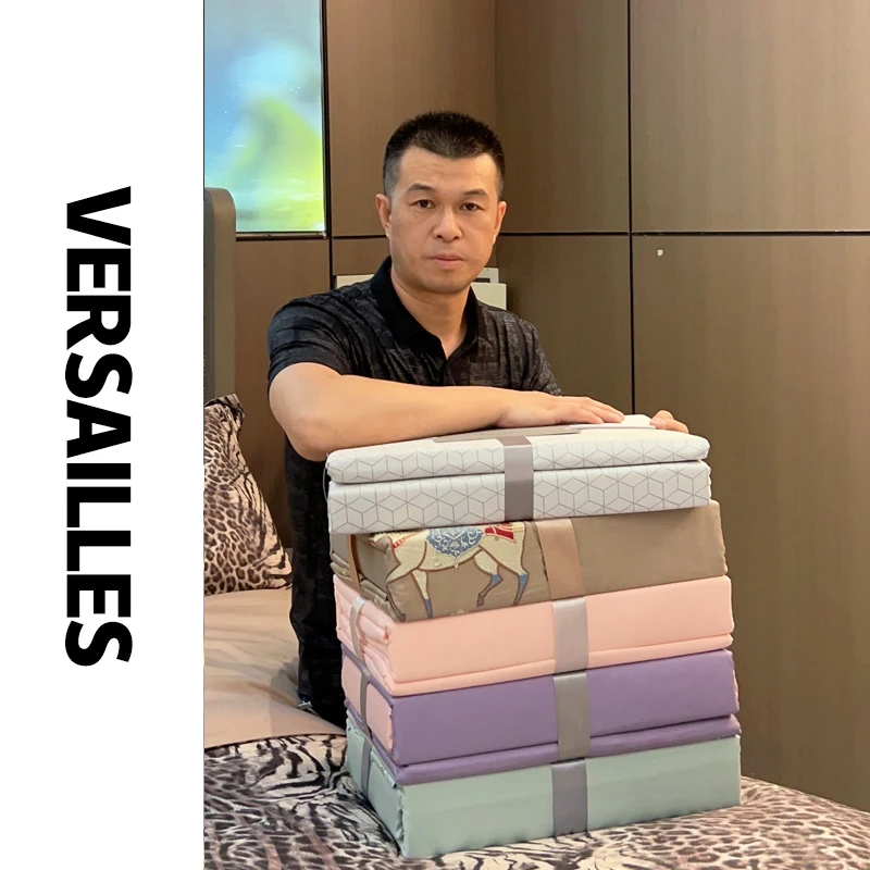 【纯色夏被四件套】线下尾单夏被四件套